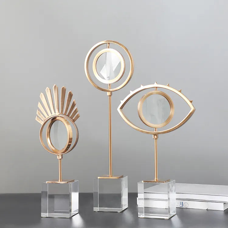 Golden Eye Magnifier Décor Ornaments