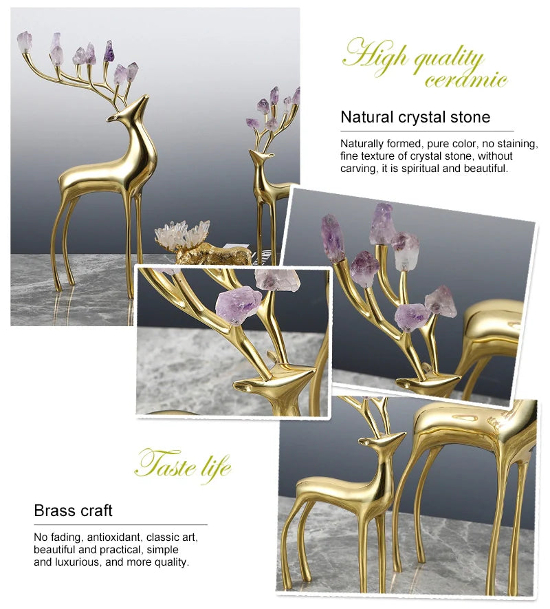 Ardax Brass Deer