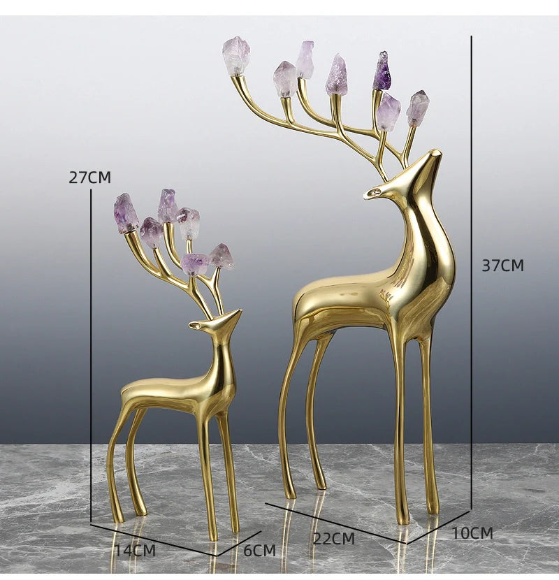 Ardax Brass Deer