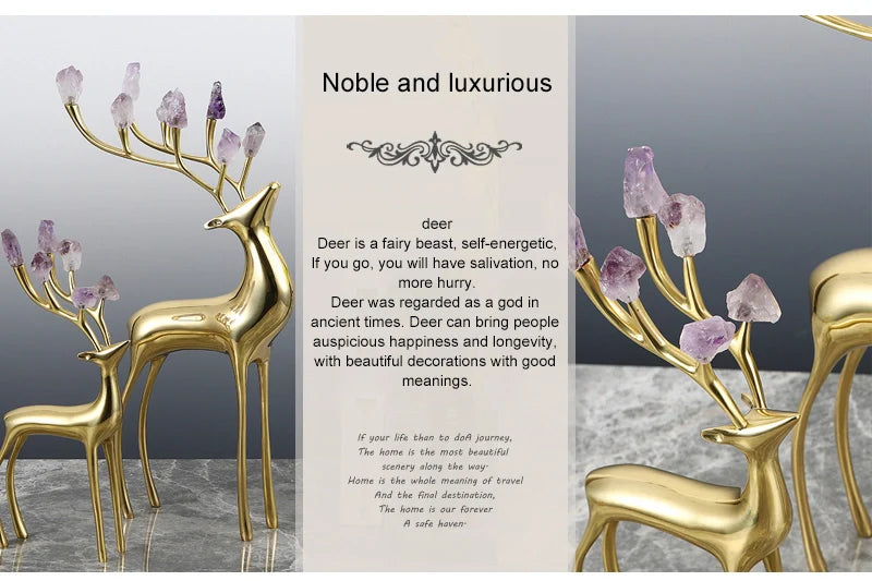 Ardax Brass Deer